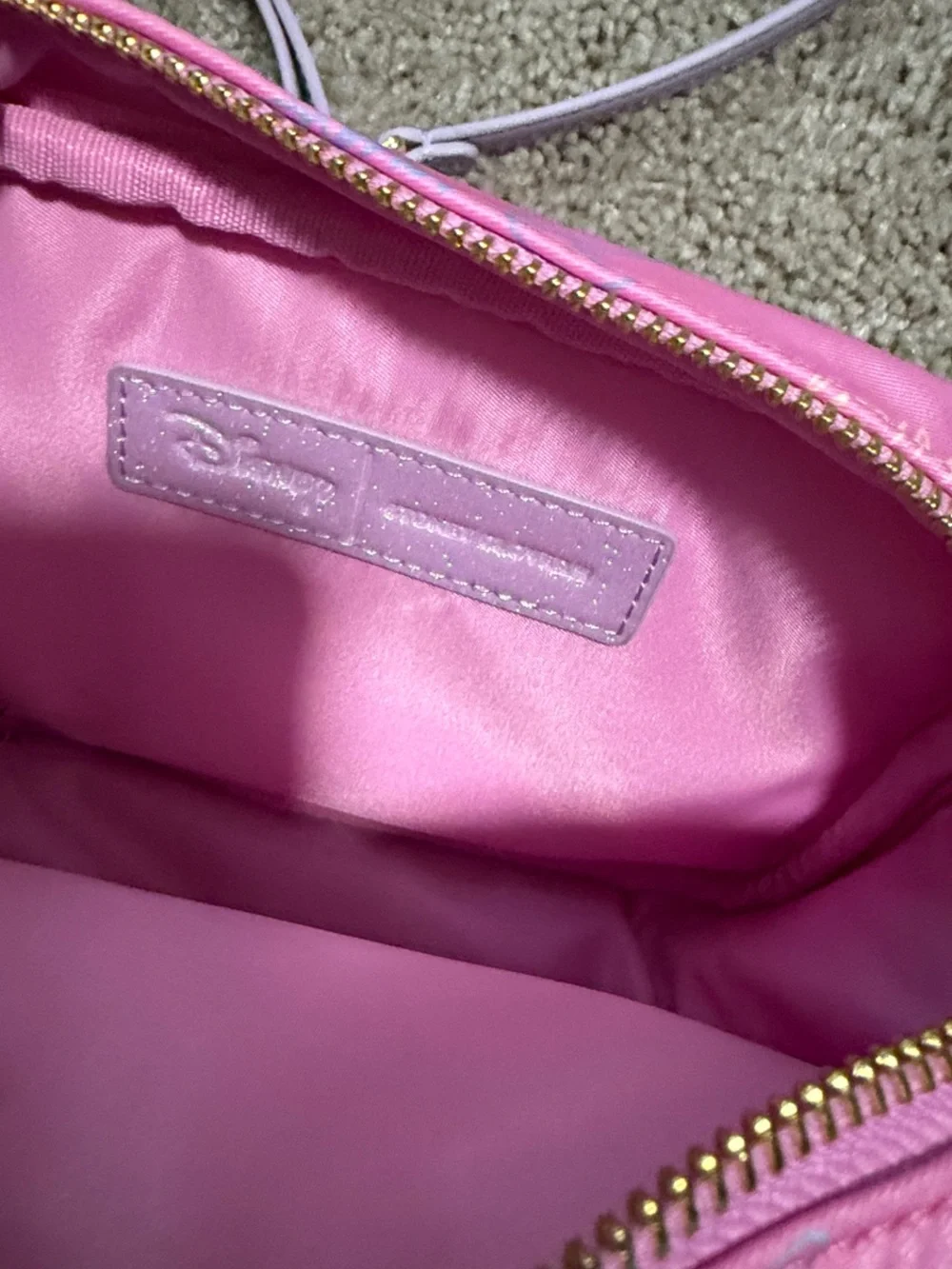 Stoney Clover Lane Disney Princess Signatures Bowler Bag with Glitter Handles